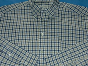 Ermenegildo Zegna Soft Men's Long Sleeve Button Down Shirt  Large Made in SPAIN - Picture 1 of 4