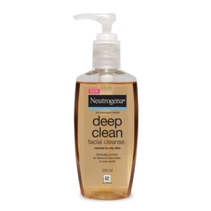 Neutrogena Deep Clean Gentle Facial Cleanser Dermatologist Tested Unisex - 200ml - Picture 1 of 7