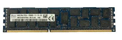 Hynix 8GB (1x8GB) 2Rx4 PC3L-12800R DDR3-1600 ECC/REG Server RAM HMT31GR7EFR4A-PB - Image 1 of 3