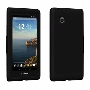 Verizon Custodia protettiva antiurto in silicone robusta per Ellipsis 7 - Nero - Foto 1 di 4