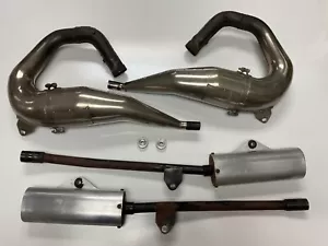 1987-2006 YAMAHA 350 BANSHEE LRD EXHAUST PIPES PIPE SILENCERS SILENCER MUFFLERS - Picture 1 of 24
