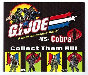 2002 Hasbro GI JOE vs. Cobra WAVE 1 CATALOG Brand New and Unused - Picture 1 of 4