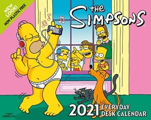 Official The Simpsons 2021 Desk Block Calendar - Page-a-Day