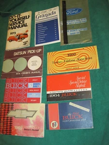 Manuales del propietario de colección: incluye camioneta Datsun 1974 modelo serie 620 (otros) - Imagen 1 de 4