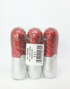3 Pk Essence Velvet Matte Lipstick 09 RED VELVET CAKE Full Size New & Sealed - Picture 1 of 5
