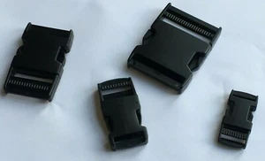 HEBILLAS NEGRAS PARA BOLSAS CORREAS CLIPS 20MM - 50MM - Imagen 1 de 1