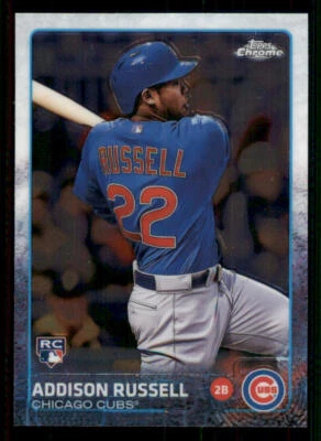 2015 Topps Chrome #24 Addison Russell RC - Image 1 of 2