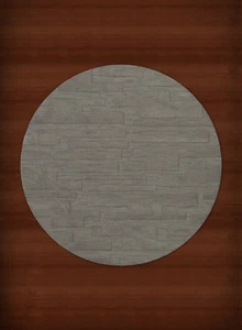 Gray Transitional Hand Hooked Squares Rectangles Boxes Area Rug Patchwork DV6 - Picture 1 of 12