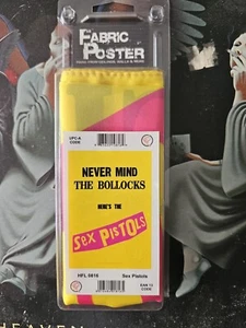 SEX PISTOLS NEVER MIND THE BOLLOCKS- Official Fabric Poster 30 X 40 NEW - Picture 1 of 4