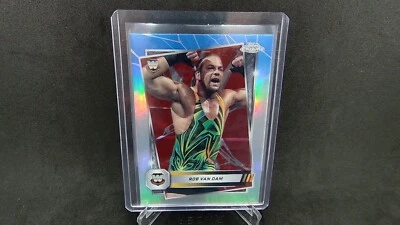 2025 Chrome WWE Rob Van Dam - Red and Blue Refractor #163 - Image 1 of 2