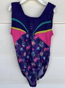 Girl’s 7/8 Freestyle By Danskin Gymnastics Leotard - Picture 1 of 2