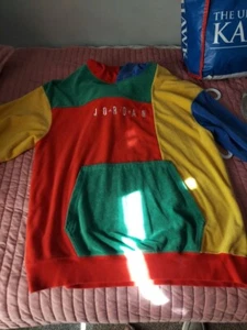 Vintage Jordan Nike Air  Hoodie 90s Vintage Style 23 Size M Pullover Pocket Swea - Picture 1 of 9
