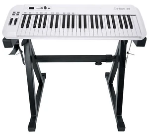 Samson Carbon 49 Key USB MIDI DJ Keyboard Controller+Z-Style Pro Stand+Bag - Picture 1 of 12