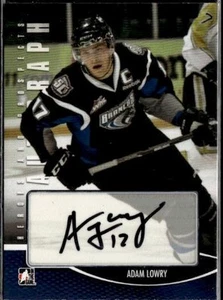 2012-13 In The Game Heroes and Prospects #A-AL Adam Lowry Autographs - Picture 1 of 2