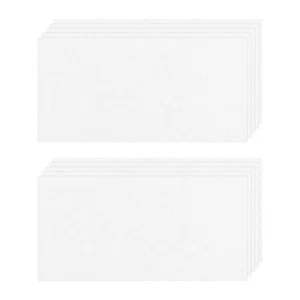 10 Pcs Dry Erase Magnetic Labels Strips 3.9" x 2" Writable White - Picture 1 of 5