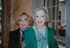 Beverly Garland & Jane Greer, Candid Autographed Photo (4x6) - Picture 1 of 1