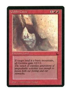 Goblin Caves - Magic the Gathering MTG  - The Dark NM 1994 Vintage - Picture 1 of 2