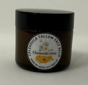 Stocking Stuffer Calendula Tallow Face Balm Chamomile Glow - Picture 1 of 5
