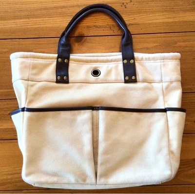 LEVENGER BLOOMSBURY BOOK TOTE / LAPTOP TOTE / ROOMY & STURDY / GREAT CONDITION - Image 1 of 4