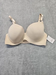 New Auden Women's Bliss Light Beige Bra No Underwire Size 36DDD - Picture 1 of 2