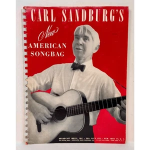 Carl Sandburg New American Songbag, 1950, 102 Songs Lyrics Intro by Bing Crosby - Picture 1 of 5