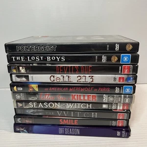 HORROR Thriller Movies DVD Bundle Lot x 10 Various Titles Region 4 - Picture 1 of 21