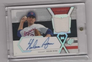 Nolan Ryan 2004 Upper Deck SPX Swatch Supremacy 120/275 Jersey Auto RANGERS - Picture 1 of 2
