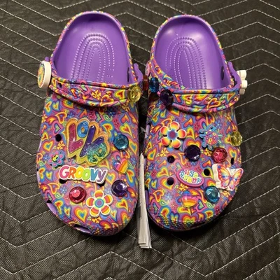 Crocs Lisa Frank Adult Women’s 9 New With Box (box Damaged) - Image 1 of 4