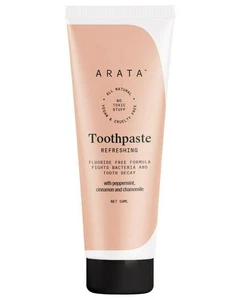 Pasta de dientes refrescante natural Arata para caries 50 ml - Imagen 1 de 7