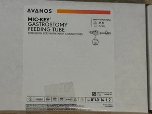 Avanos Mic-key Gastrostomy Feeding Tube Low-Profile 14Fr 1.2cm REF 8140-14-1.2 - Picture 1 of 2