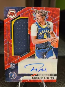 2024-25 Panini Mosaic - Tristen Newton Red Mosaic RPA (AU, MEM, RC) - Bild 1 von 2