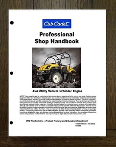 UTV Operators Service Manual 2008 Cub Cadet Volunteer M466 M467 M46F M46E - Picture 1 of 19