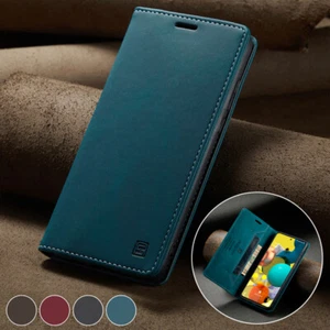 For Huawei P30 Lite P50 Pro P Smart Leather Wallet Case Card Magnetic Flip Cover - Picture 1 of 24