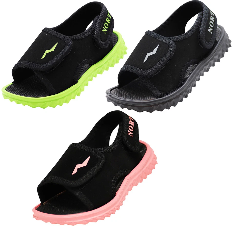 Norty - Sandalia deportiva con correa ajustable para niños y niñas pequeños Foto 1 de 1