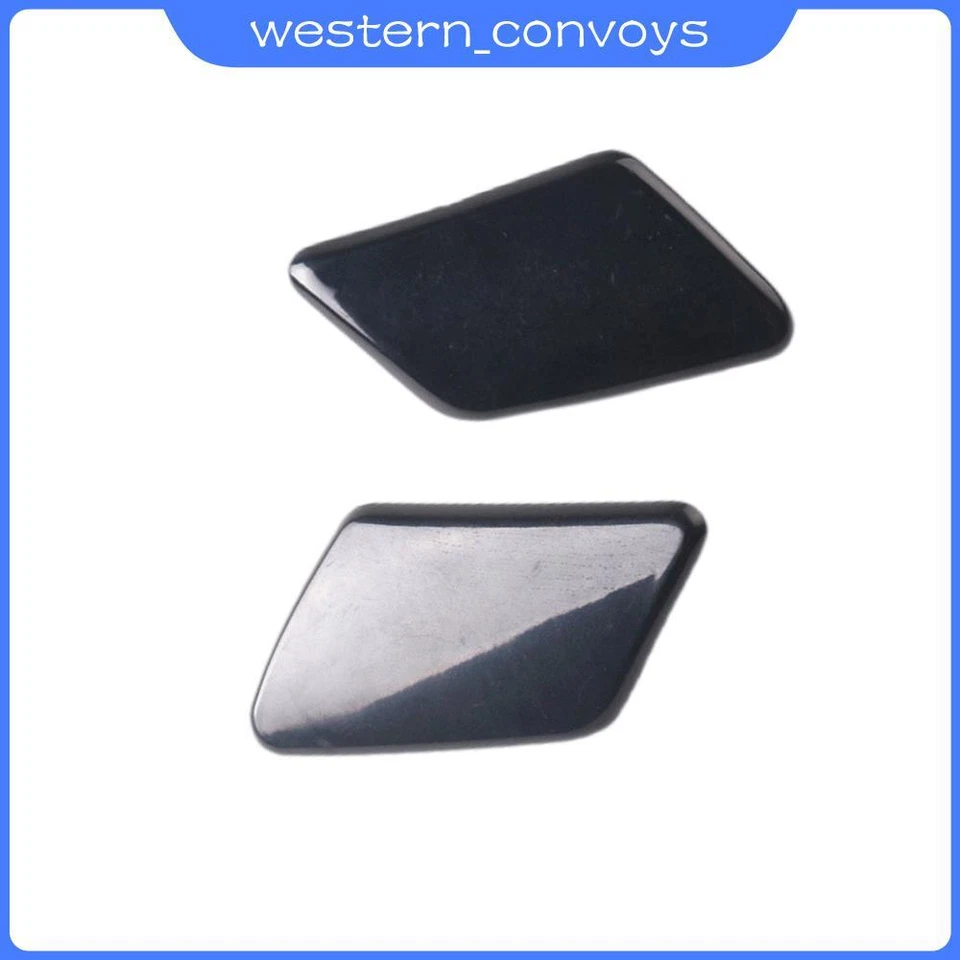 2 неокрашенные крышки насадок омывателя фар справа + слева подходят для Volvo C30 2008-13 - Изображение 1 из 4