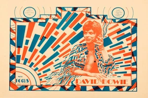 David Bowie Ziggy Stardust University Union Concert Poster (1972) 12"x18" - Picture 1 of 1