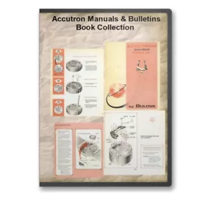Accutron 214 218 Service/Parts Manuals + Many Technical Bulletins, etc CD - B429 - Picture 1 of 7