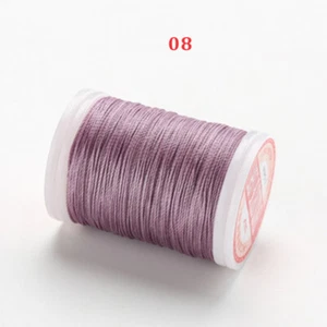 0.5mm Round Waxed Thread for Leather DIY Craft Sewing Polyester Cord Wax Strings - Picture 1 of 34