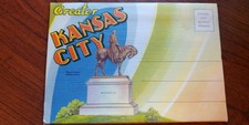 Vintage Postcards folder Kansas City 18 pics scenes greater Union Station Swope