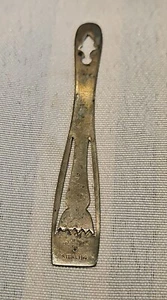 RARE ENGLISH ANTIQUE 1906 STERLING SILVER BOOKMARK free shipping - Picture 1 of 8