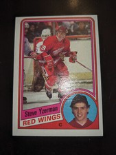 1984 TOPPS STEVE YZERMAN ROOKIE CARD #49 EX-MT
