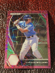 2021 Panini Prizm Draft Picks Pink Prizm Carson Williams #PDP28