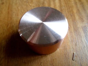 1 GROS BOUTON KNOB POTENTIOMÈTRE POUR HI-FI , AMPLI / FINITION CUIVRE - Imagen 1 de 4