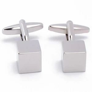 Gemelos - cubo cuadrado plateado - Imagen 1 de 5