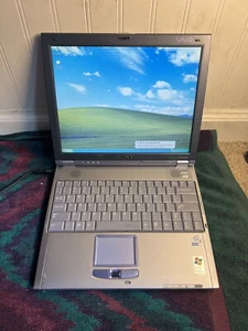 Vintage SONY VAIO PCG-R505ECP (PCG-641R) XP PIII 1.13Ghz 256MB Ram Wifi Laptop - Picture 1 of 9