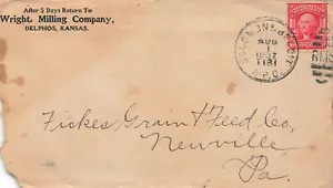 Solomon & Beloit R. P. O. Union Pacific Railway Railroad Cover - Picture 1 of 3