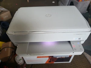 HP Envy 6022e Wireless All-in-One Printer Scanner Copier with Genuine Inks - Afbeelding 1 van 1