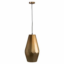 Fusion Living Geometric Medium Copper Pendant