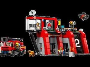 Lego city 60414 caserma dei pompieri e Autopompa  - Foto 1 di 3