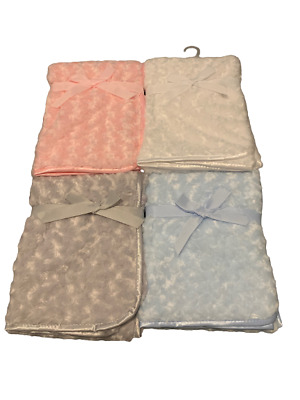 Plush Baby Blanket Soft Fluffy Rose Mink Wrap • 10.92£